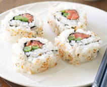 Inside out Sushi rolls