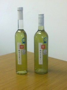 500ml and 750ml bottles of Namida® Wasabi Spirit