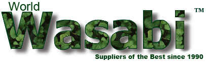 World Wasabi Logo. Suppliers of the best since 1990.
