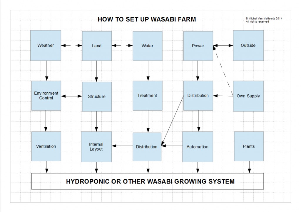 Things to be dealt with before you even get to plant the Wasabi. Can you do this without knowing what questions to ask and what information to collect? The Wasabi Maestroes know!