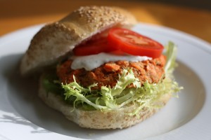 Minced Salmon Burger