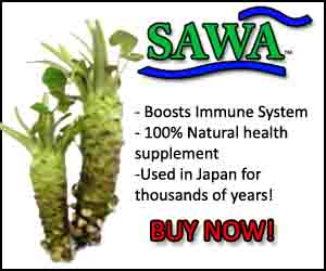 Buy SAWA 100% Pure Wasabia japonica rhizome capsules her