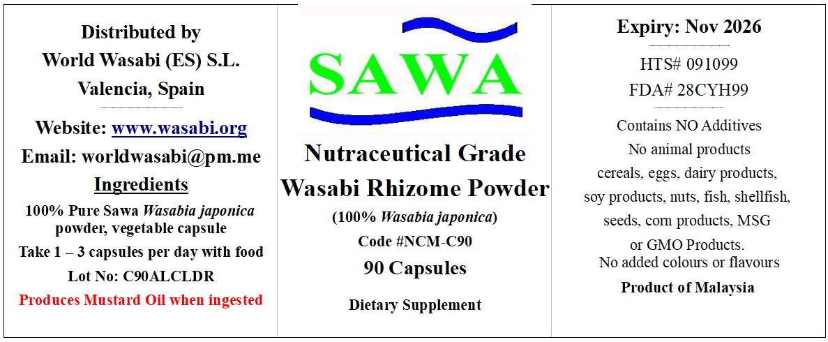 Sawa Capsules Label 2024